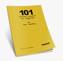 101 Opening Remarks For Magicians by Tom Osborne ( Instant Download )