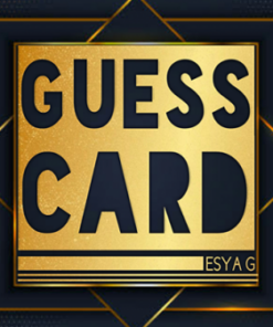 Esya G – Guess Card (template pdf included) ( Instant Download )