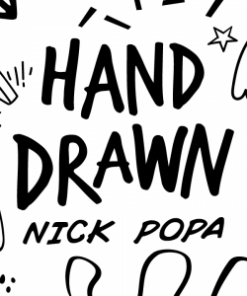 Hand Drawn by Nick Popa ( Instant Download )