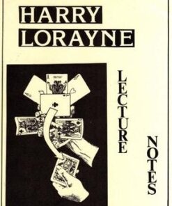 Harry Lorayne - Lecture Notes ( Instant Download )
