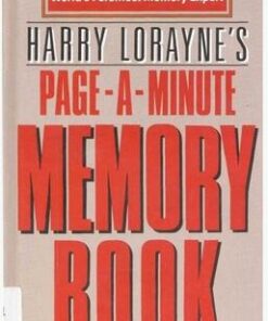 Harry Lorayne - Page a Minute Memory Book ( Instant Download )