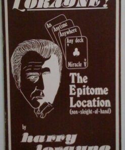 Harry Lorayne - The Epitome Location ( Instant Download )
