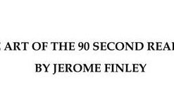 Art of the 90 Second Reading by Jerome Finley ( Instant Download )