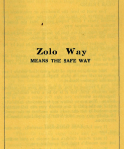 Zolo Way by Professor Albert Zolo. ( Instant Download )