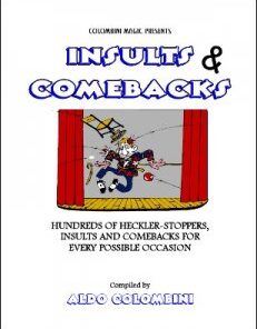 Insults and Comebacks by Aldo Colombini ( Instant Download )