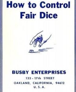 Jeff Busby - How To Control Fair Dice ( Instant Download )