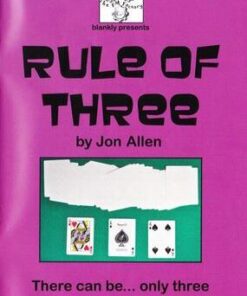 Jon Allen - Rule of Three ( Instant Download )