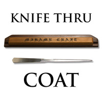 Knife thru Coat by Mikame – (gimmick not included) ( Instant Download )