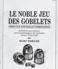 Kurt Ehrler - Le Noble Jeu Des Gobelets ( Instant Download )