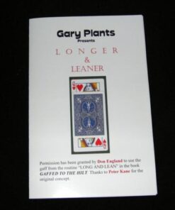 Longer and Leaner by Gary Plants. ( Instant Download )