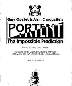 Portent by Alain Choquette ( Instant Download )