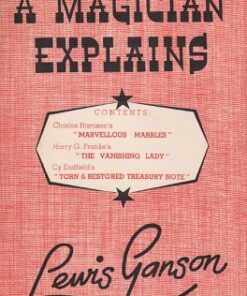 Lewis Ganson – A Magician Explains ( Instant Download )