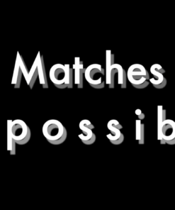 Matches Impossible By Tony Clark ( Instant Download )