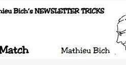 Mathieu Bich - Check Match ( Instant Download )