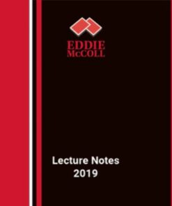 Eddie McColl – 2019 Lecture Notes (Complete Lecture) ( Instant Download )