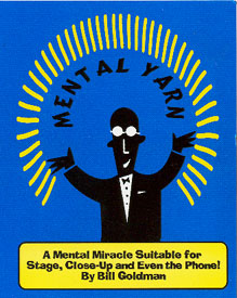 Mental Yarn by Bill Goldman ( Instant Download )