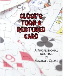 Michael Close - Close's Torn & Restored Card ( Instant Download )