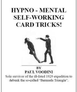 Paul Voodini - Hypno-mental self-working card tricks ( Instant Download )