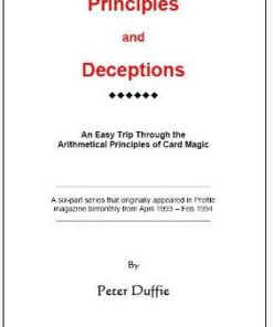 Peter Duffie - Principles and Deceptions ( Instant Download )