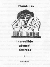 Incredible Mental Secrets by Phantini ( Instant Download )
