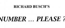 Number Please by Richard Busch ( Instant Download )