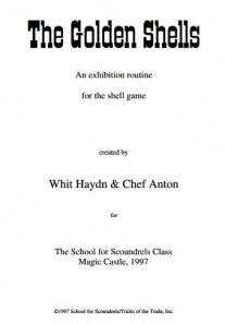 Golden Shells by Whit Haydn ( Instant Download )