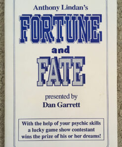 Anthony Lindan’s Fortune and Fate By Dan Garrett ( Instant Download )