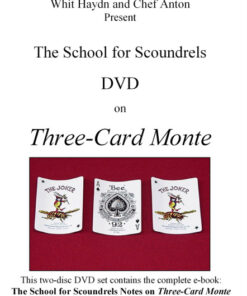 School for Scoundrels - Three Card Monte ( 2 video & PDF ). ( Instant Download )