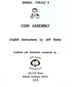 Coin Assembly by Shigeo Takagi ( Instant Download )