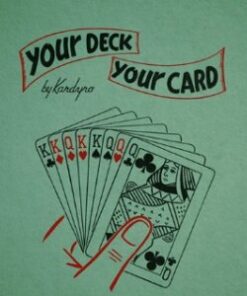 Your Deck - Your Card By Tony Kardyro ( Instant Download )
