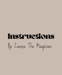 Zazza The Magician – INSTRUCTIONS (720p video) ( Instant Download )