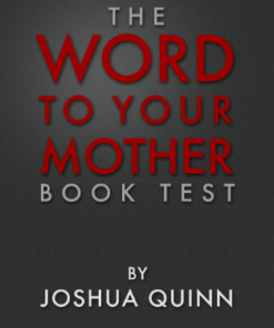 Word to your Mother Booktest by Joshua Quinn. ( Instant Download )