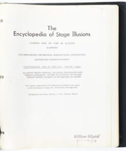 Burling Hull - Encyclopedia of Stage Illusions ( Instant Download )