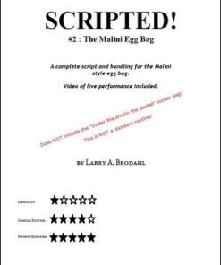 Scripted #2: Malini Egg Bag by Larry Brodahl ( Instant Download )