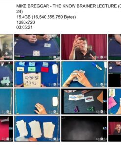 MIKE BREGGAR - THE KNOW BRAINER LECTURE  ( Instant Download )