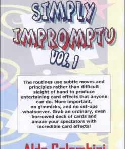 Simply Impromptu by Aldo Colombini ( 5 Vols , Instant Download )