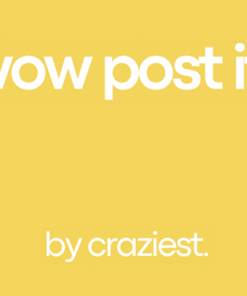 Craziest - Wow Post-It ( Instant Download )